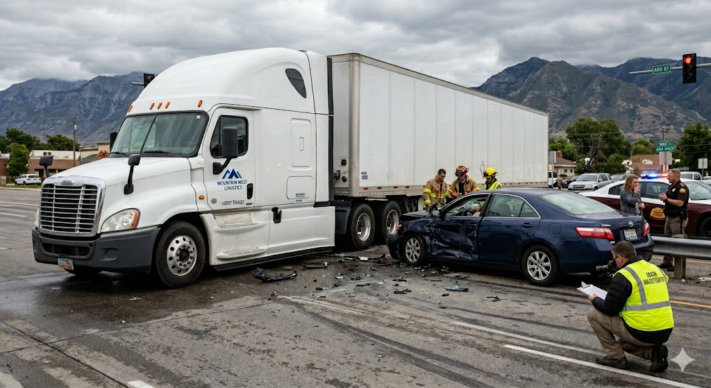 Dealing with Commercial Truck and Car Crashes in Logan, Utah